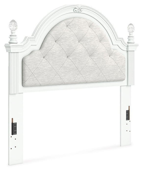 Kozlani - Full Upholstered Panel Headboard - White