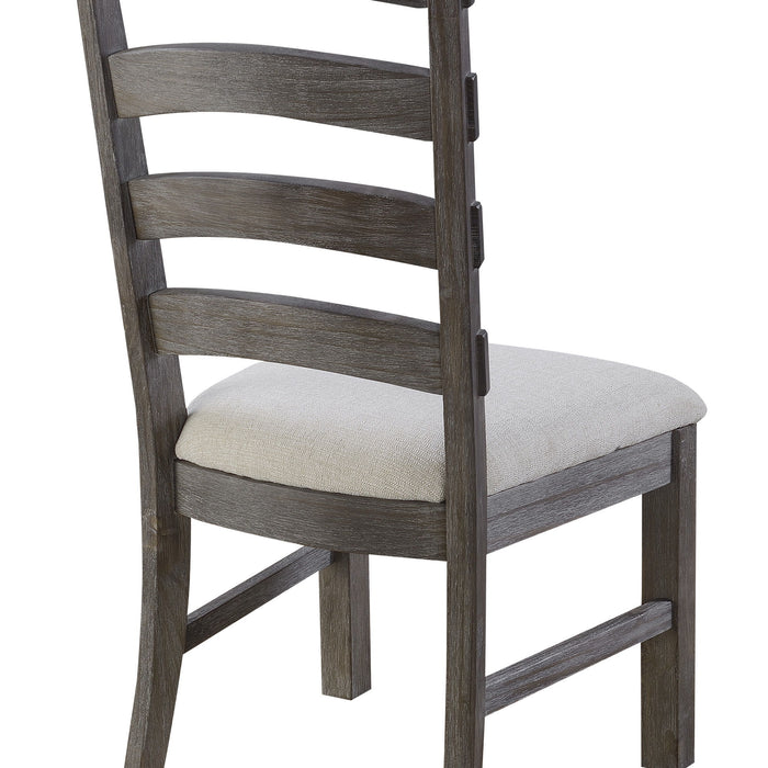 Paladin - Ladder-Back Side Chair - Weathered Gray
