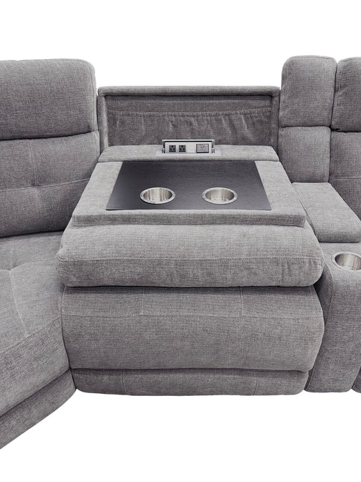 Richland - Modular Power Reclining Sectional With Power Adjustable Headrests