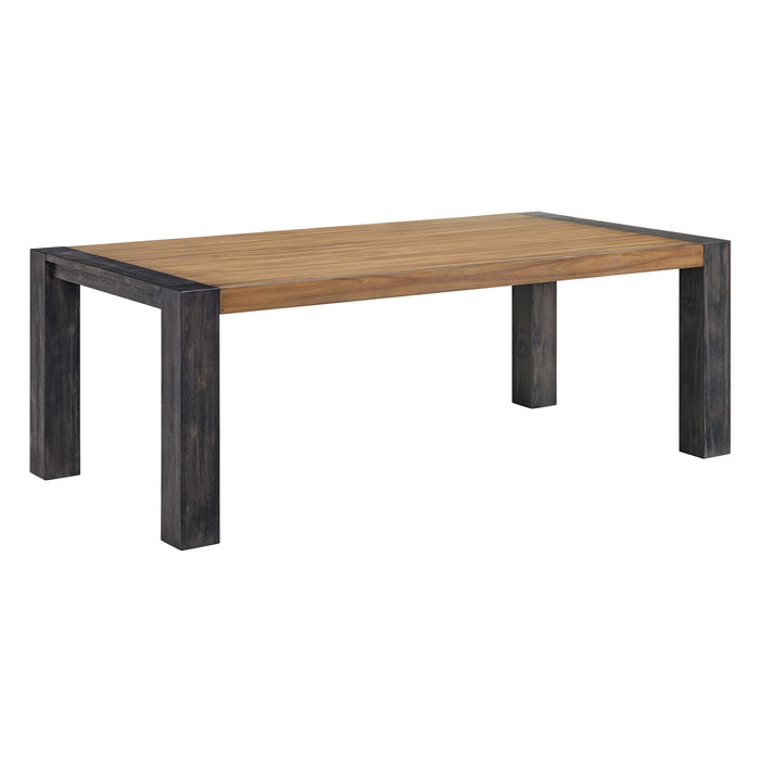 Breckenridge - Dining Table With Oak Top - Black