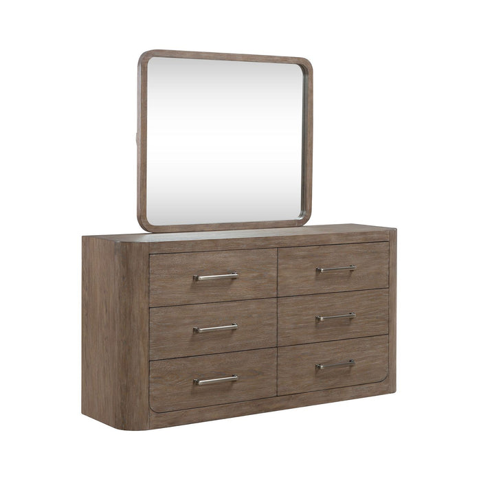 South Bend - Dresser & Mirror - Brown