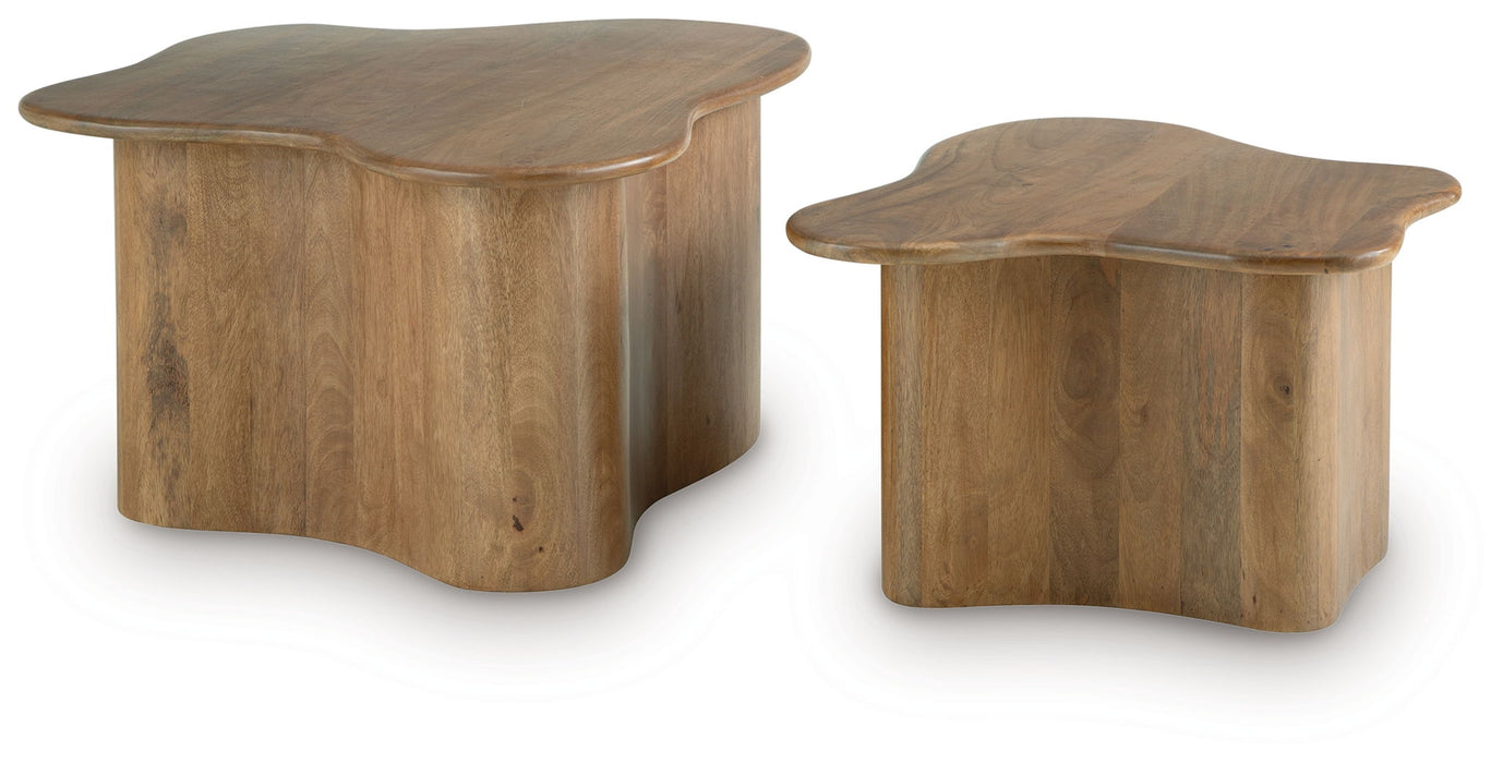 Abeford - Brown - Accent Cocktail Table (Set of 2)