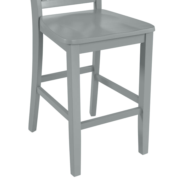 Kona - Lattice Back Counter Side Chair (Set of 2)