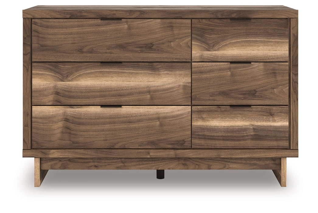 Chirason - Brown - Six Drawers Dresser