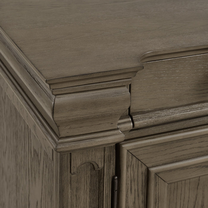 Kings Court - China Cabinet - Gray