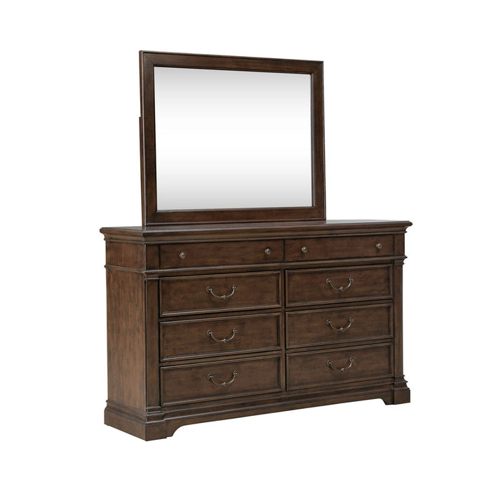 Arden Road - Dresser & Mirror - Satin Cherry
