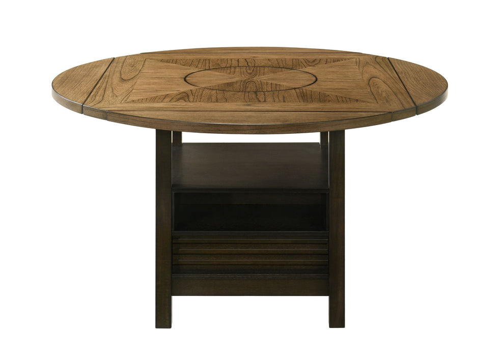 Oakly - Counter Height Table - Dark Brown