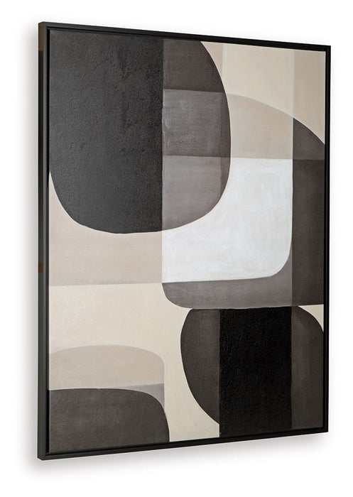 Kesleigh - Black / White - Wall Art
