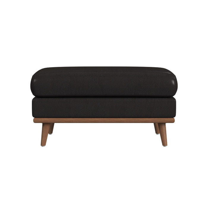 Horizon - Ottoman With Wood Base