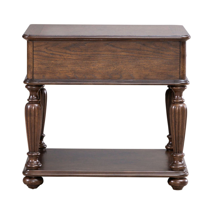Allington - Rectangular End Table - Brown