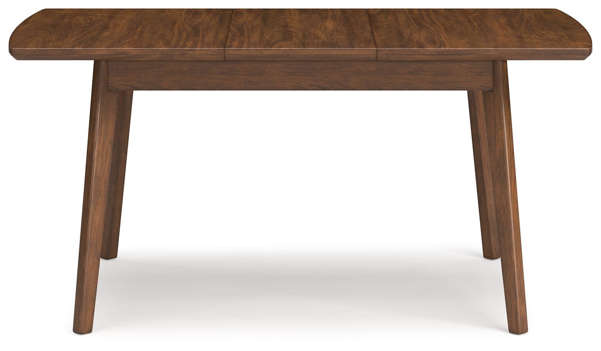 Lyncott - Brown - Rectangular Dining Room Butterfly Extension Table