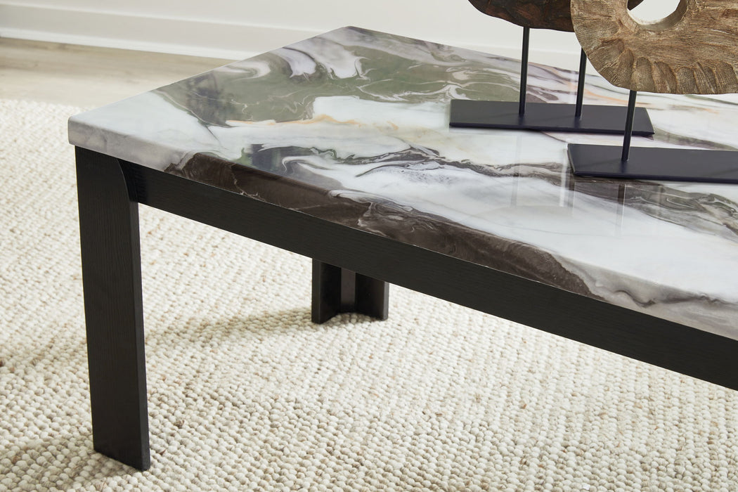 Jazmore - Dark Brown - Occasional Table Set (Set of 3)