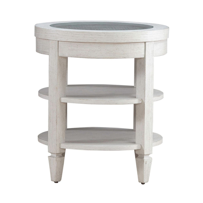 Caruso Heights - Chairside Table - White