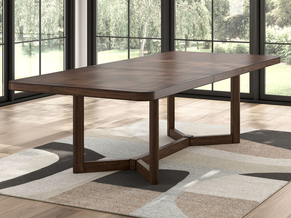 Dilenno - Dark Brown - Rectangular Dining Room Extension Table