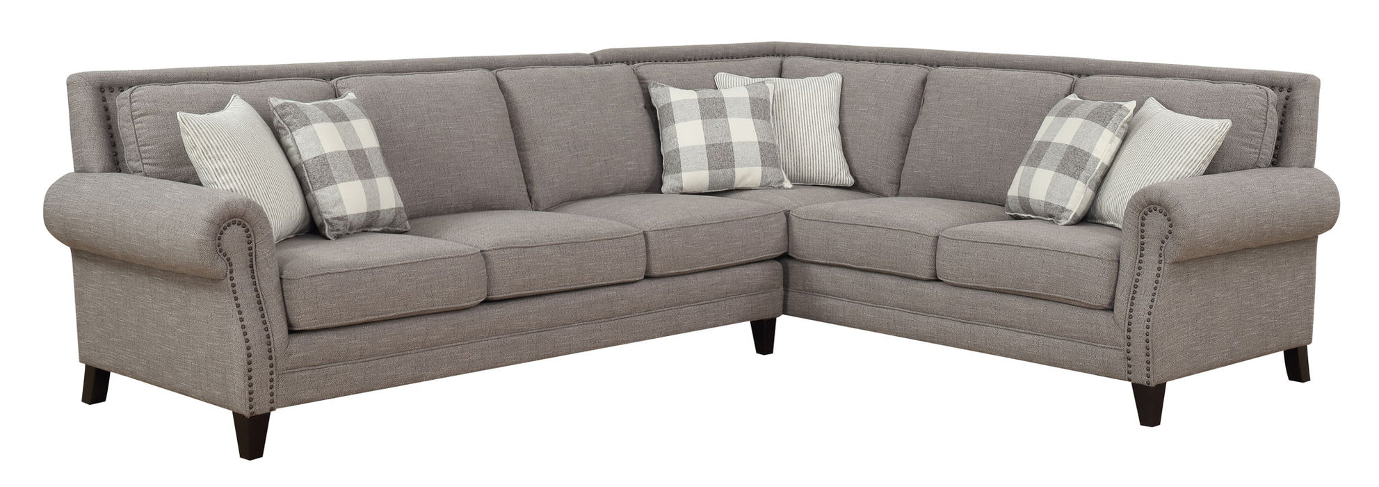Willow Creek - Sectional - Pebble Brown