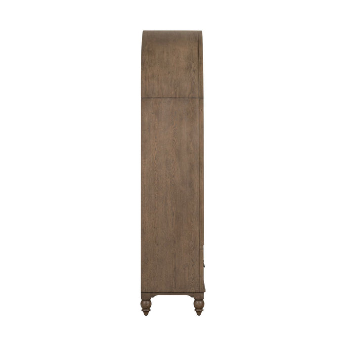 Lindsey Farm - Counter Height Swivel Chair - Natural & Brown