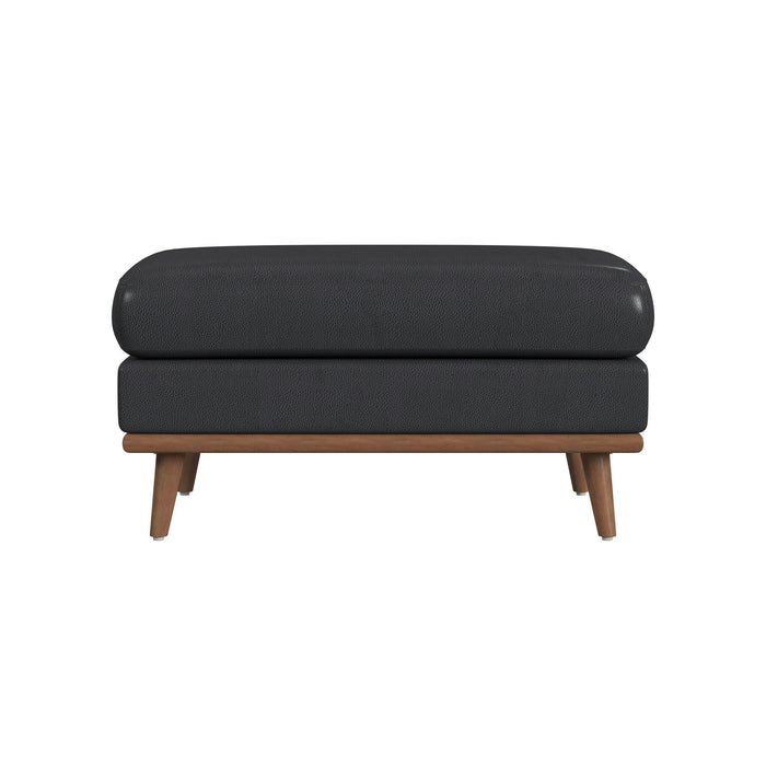 Horizon - Ottoman With Wood Base