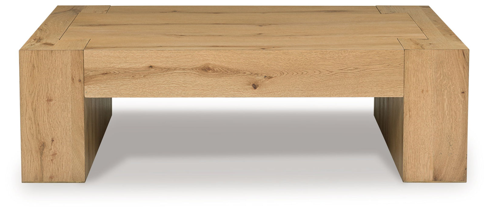 Bracken - Light Brown - Rectangular Cocktail Table