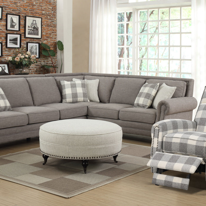 Willow Creek - Sectional - Pebble Brown