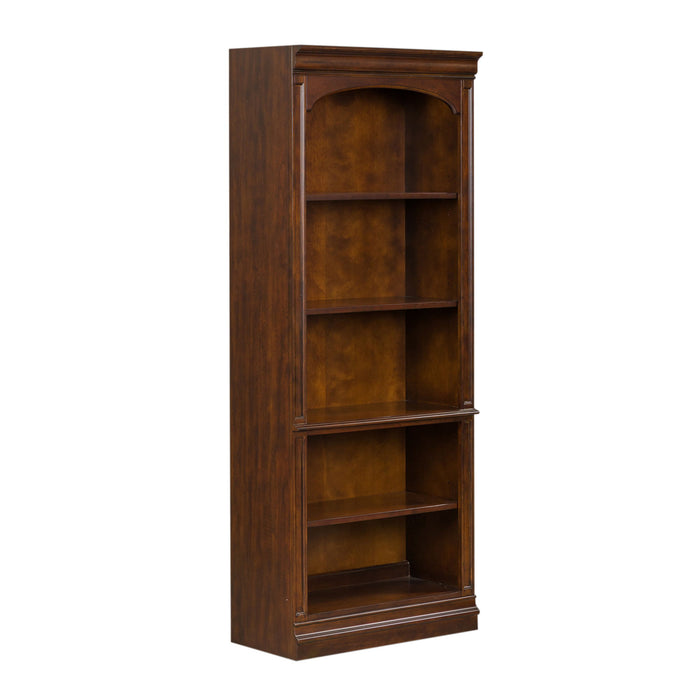 Brayton Manor - Jr Executive Open Bookcase - Cognac