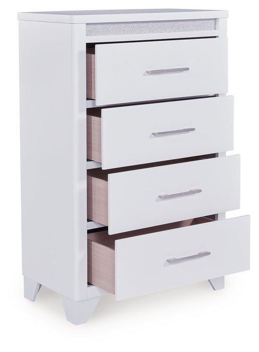 Jarlee - White - Four Drawer Chest