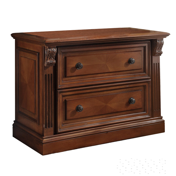 Huntington - 2 Drawer Lateral File - Antique Vintage Pecan