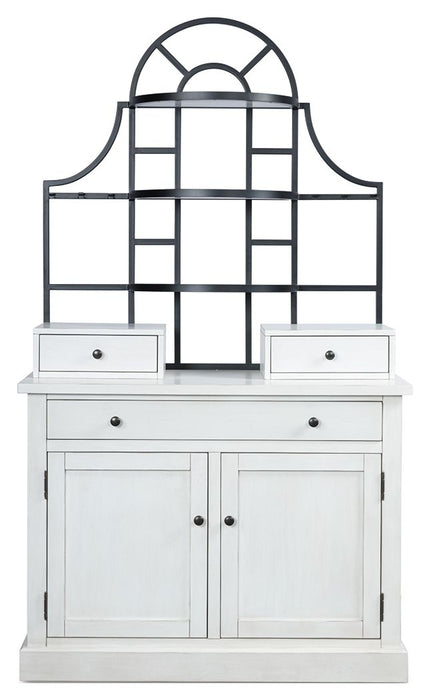 Greddinton - White - Baker's Rack