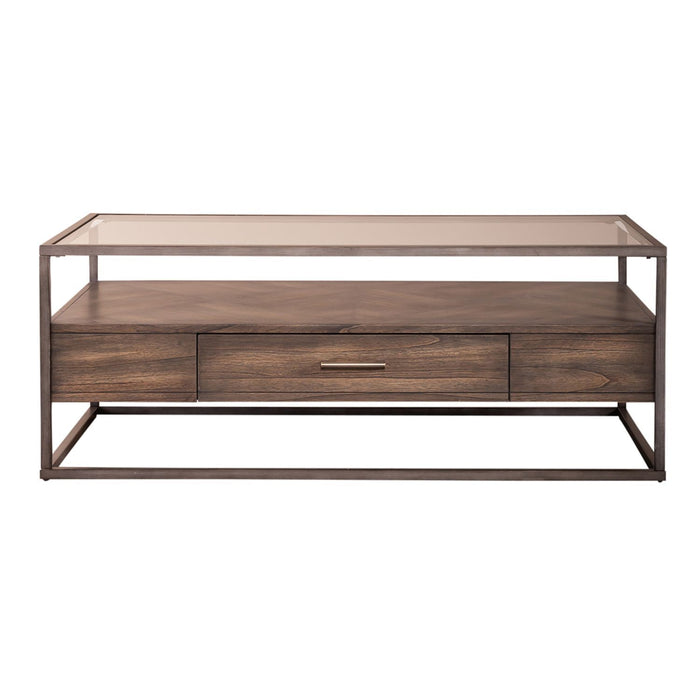 Jamestown - Rectangular Cocktail Table - Tobacco