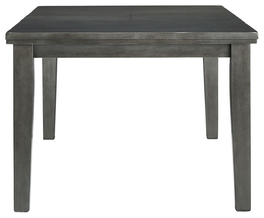 Hallanden - Rectangular Dining Room Butterfly Extension Table - Gray