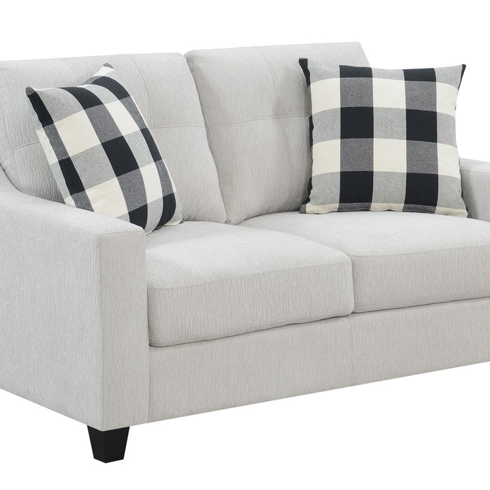 Darcey - Loveseat - Beige