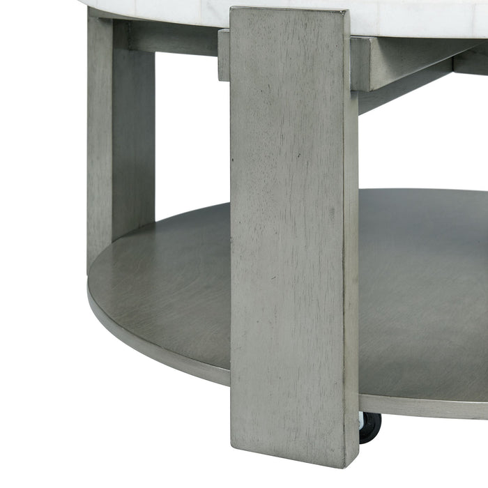 Rosamel - 2 Piece Occasional Table Set (Coffee Table And End Table) - Gray