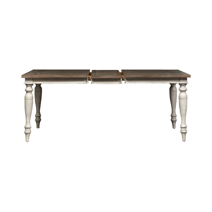 Whitney - Rectangular Leg Table - Antique Linen / Weathered Gray