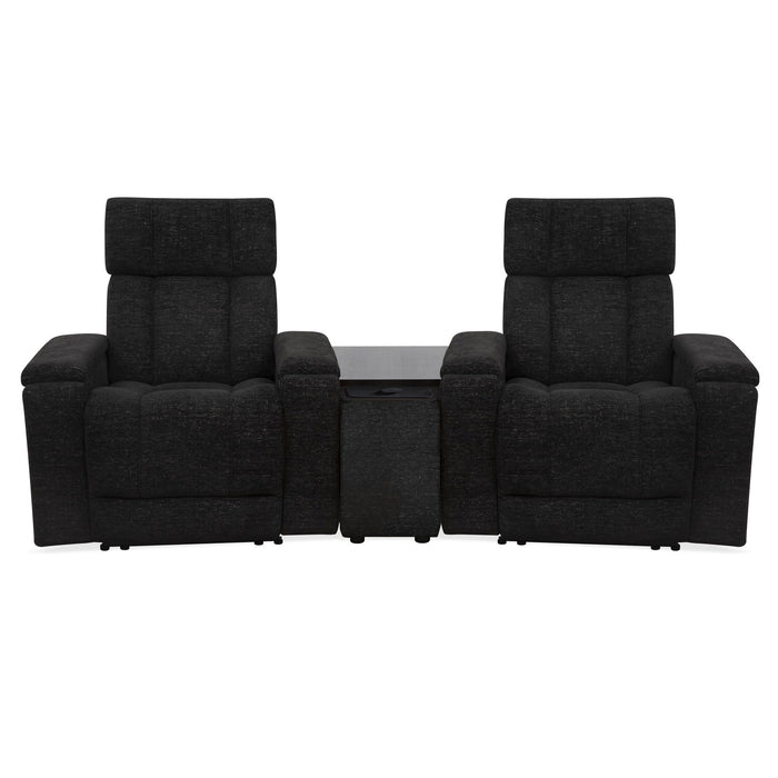 Phoenix - Zero Gravity Power 2 Seat Home Theater Seating With Wedge And Immersive Audio