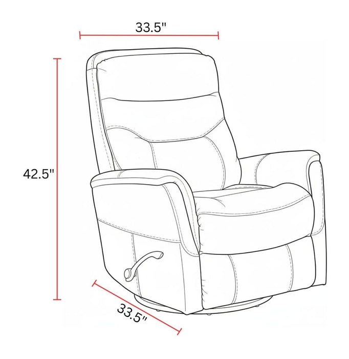 Gemini - Manual Swivel Glider Recliner