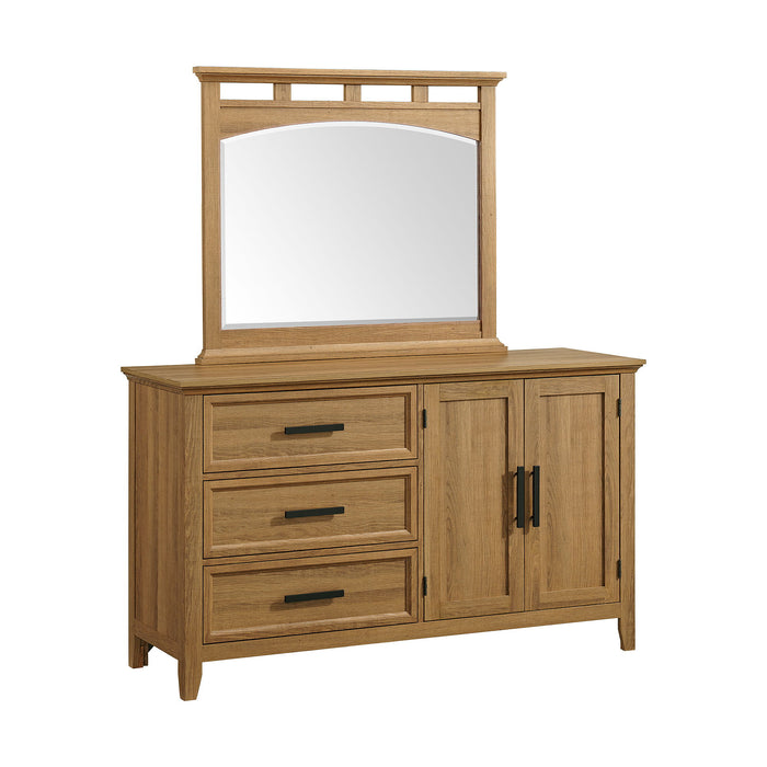 Matias - Bedroom Set With Queen/Full Headboard, Dresser, Mirror & Nightstand