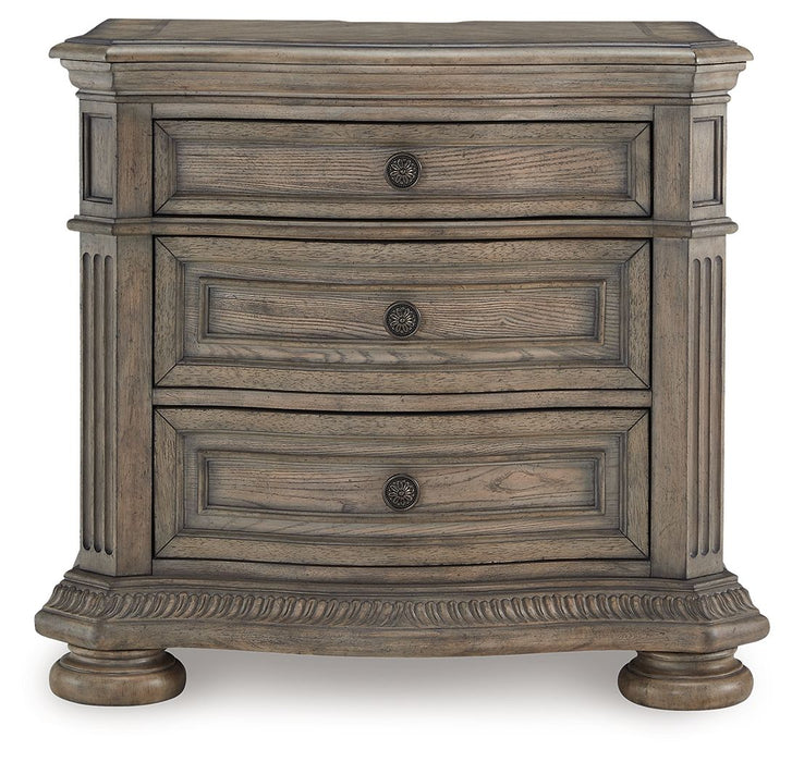 Ardenfield - Light Brown - Three Drawer Night Stand