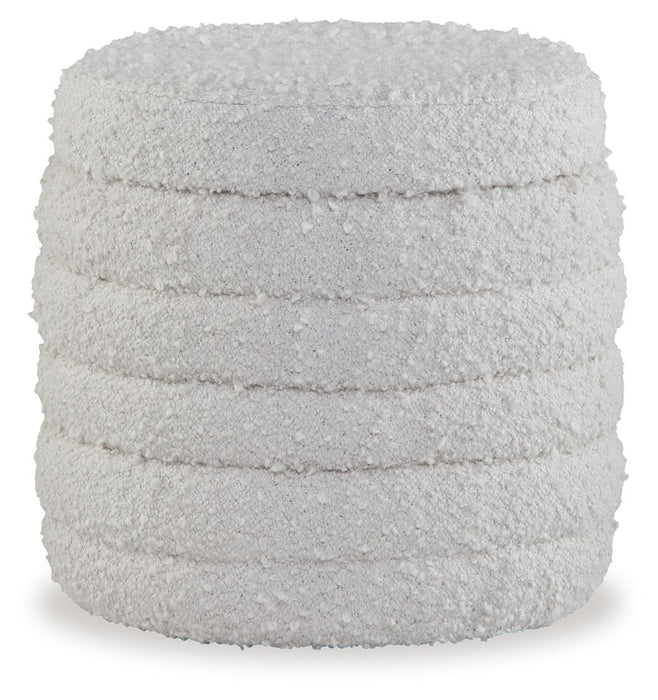 Duntler - Storage Ottoman - Ivory