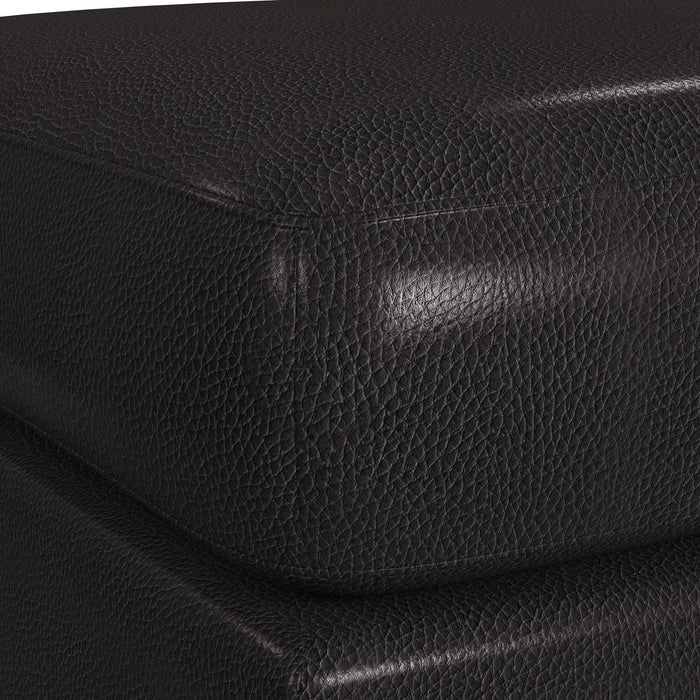 Horizon - Ottoman With Wood Base