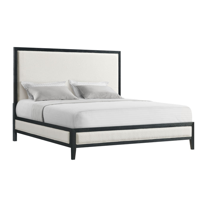 Versailles Contemporary - Fabric Panel Bed With Low Footboard