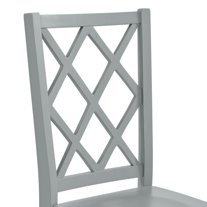 Kona - Lattice Back Counter Side Chair (Set of 2)