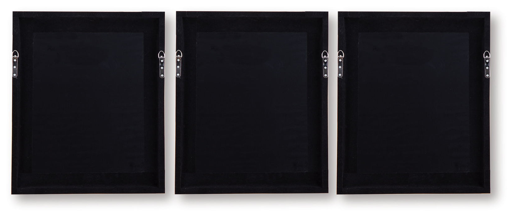 Hendridge - Taupe / White - Wall Art Set (Set of 3)