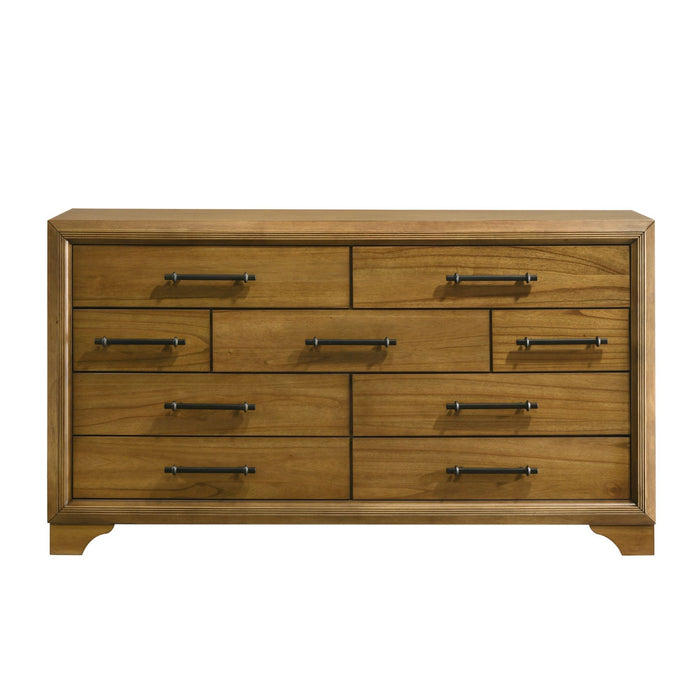 Harmony - 9-Drawer Dresser - Walnut