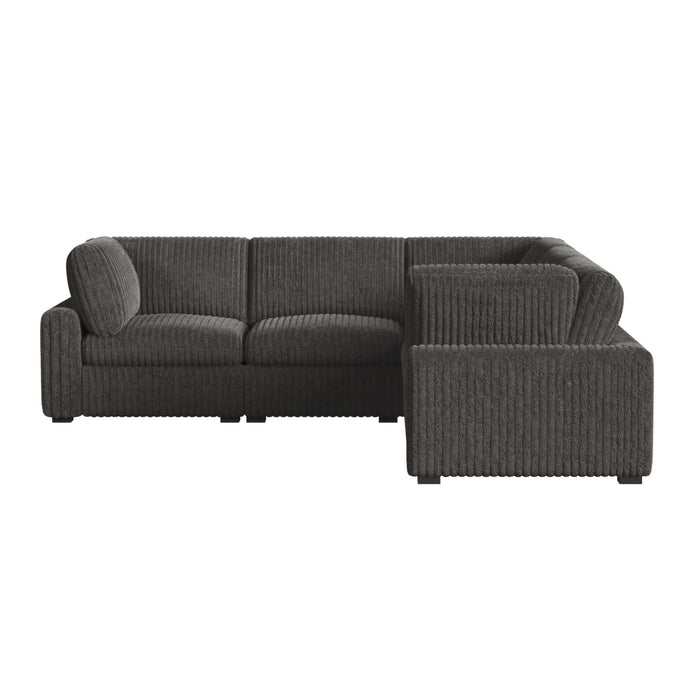 Esprit - 5 Piece Modular Set - Grand Cord Charcoal