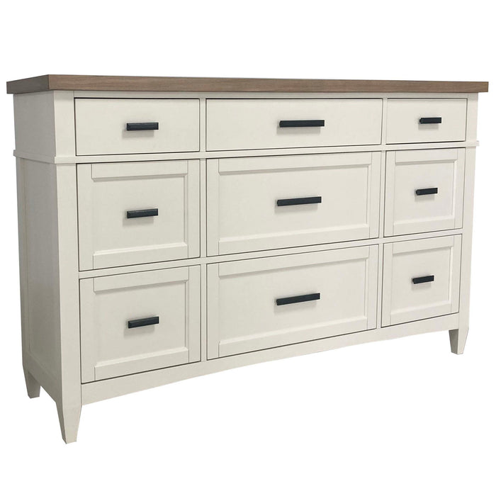 Americana Modern Bedroom - 9 Drawer Dresser - Cotton