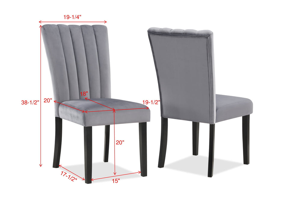 Pascal - Side Chair (Set of 2) - Gray