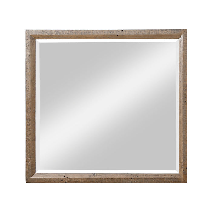 Pine Valley - Landscape Mirror - Caramel Brown