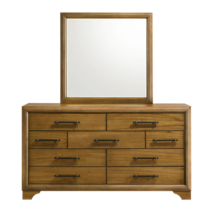 Harmony - Dresser And Mirror Set - Walnut