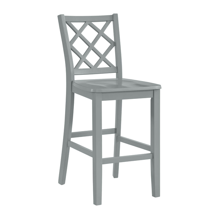 Kona - Lattice Back Counter Side Chair (Set of 2)