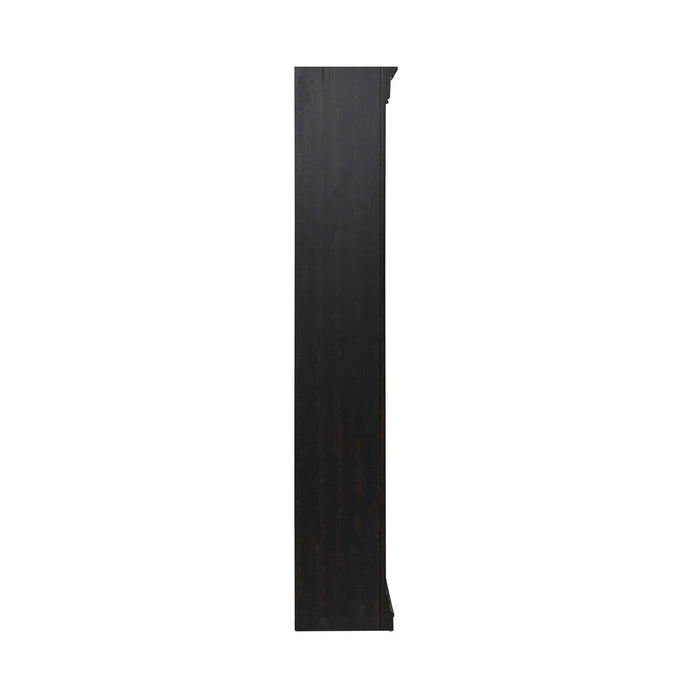 Meritage - 2 Piece Bunching Bookcase - Black