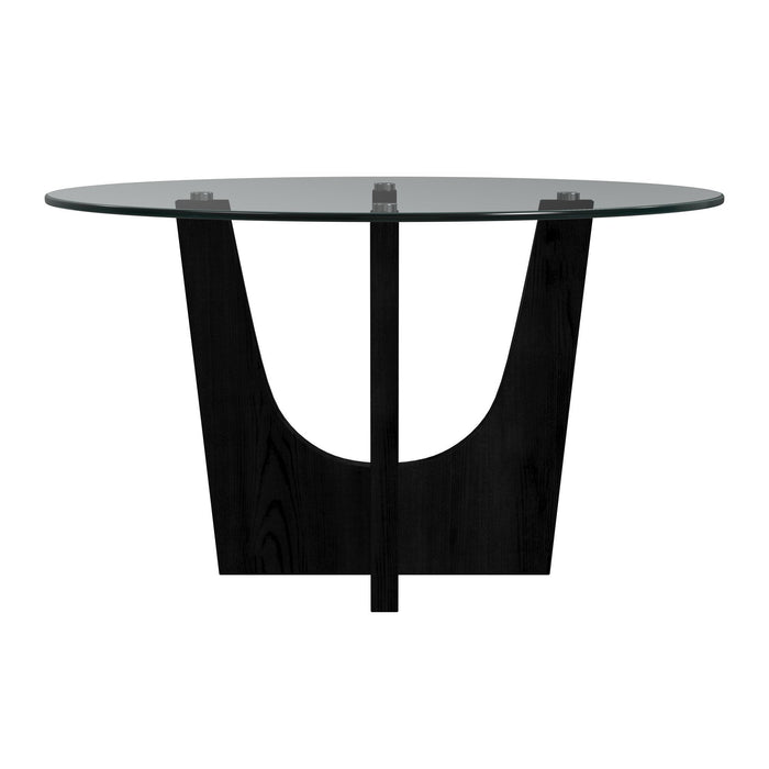 Oregon - Round Table With Glass Top
